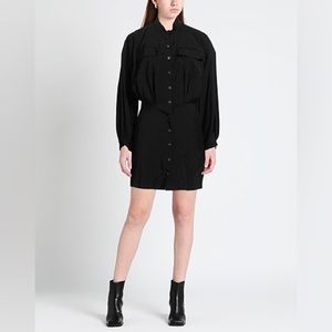 Ba&sh Dress Robe Crew in Black New With Tags